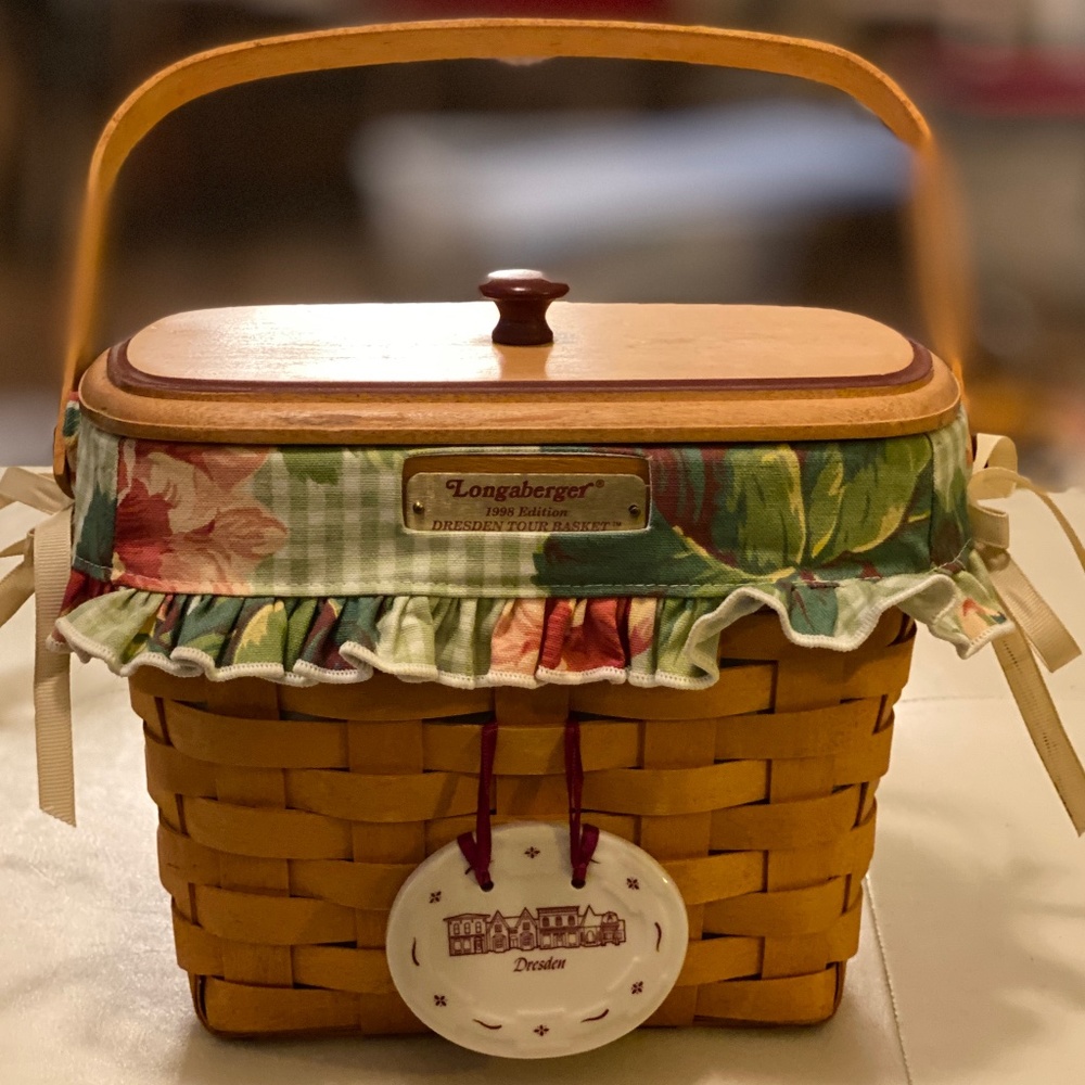 Vintageb1998 Edition Dresden Tour Longaberger Basket